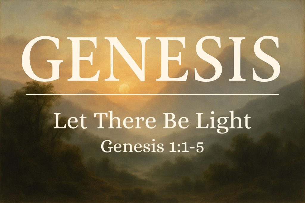 Let There Be Light | Genesis 1:1-5